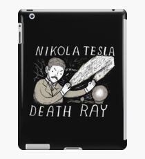 nikola tesla death ray iPad Case/Skin
