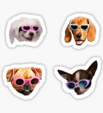 Pegatina Pegatinas Doggo: Gafas De Sol # 4