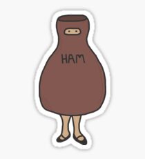 SCOUT IN HAM COSTUME Sticker