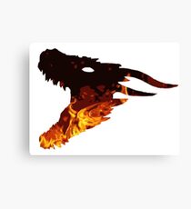 fire dragon Canvas Print