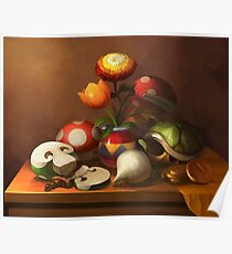 Mario Still Life Poster