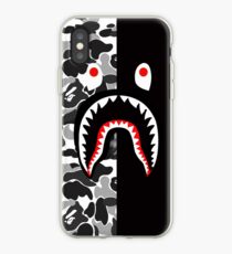 bape sark white iPhone Case