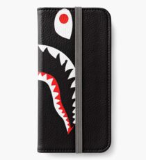 bape sark white iPhone Wallet/Case/Skin