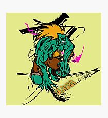 BLANKA FROM STREETFIGHTER SERIES Photographic Print