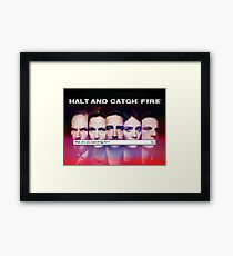 Halt And Catch Wall Framed Print
