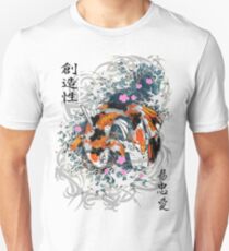 Thrashing Koi Slim Fit T-Shirt