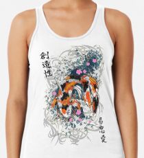 Thrashing Koi Racerback Tank Top