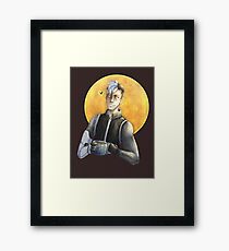 Shiro Space Dad (Watercolor) Framed Print