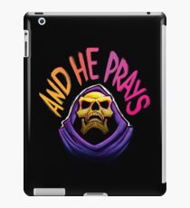 "Und er betet" - Skeletor iPad-Hülle & Klebefolie