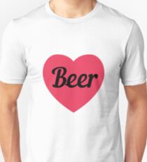 Beer Heart For On Valentines Day Unisex T-Shirt