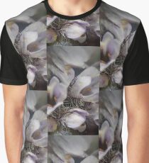 Mint Flowers With Gold Drops Graphic T-Shirt