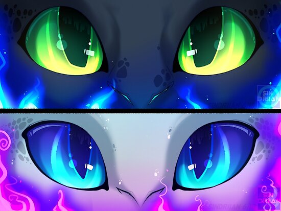 Póster «Ojos de dragón ~» de Sindriian | Redbubble