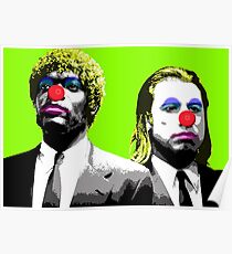 The clowns are coming to get you - Lime Poster