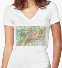 Celadon Song Women's Fitted V-Neck T-Shirt
