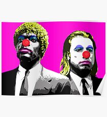 The clowns are coming to get you - Pink Poster