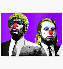 The clowns are coming to get you - Purple Poster