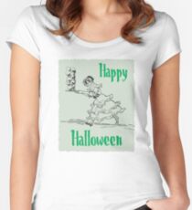 Schädelfresser Tailliertes Rundhals-Shirt