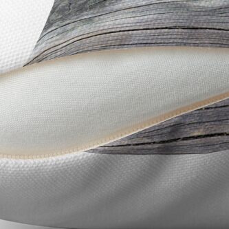 Alternate view of Knotted wood Throw Pillow