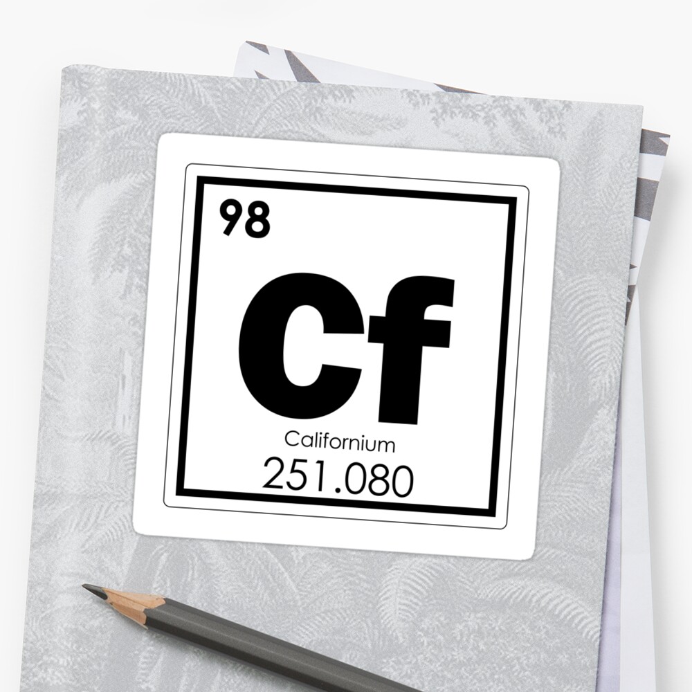 californium-chemical-element-sticker-by-tony4urban-redbubble