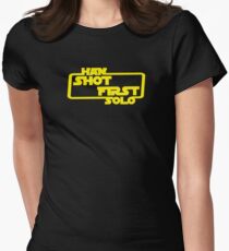 Shot First Women's Fitted T-Shirt