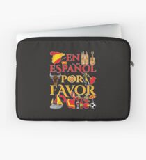 Spanish Teacher Gifts En Espanol Por Favor Laptop Sleeve