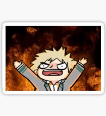 Katsuki Bakugo rage Sticker