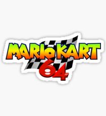 Mario Kart 64 logo Sticker