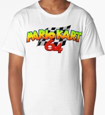 Mario Kart 64 logo Long T-Shirt