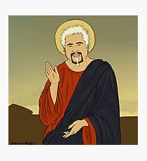 Guy Fieri Jesus Fotodruck