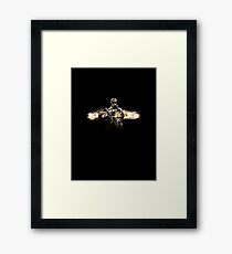 Battlefield Sepia Framed Print