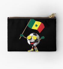 Senegal Football Team Soccer Ball With National Flag Fan Shirt Studio Pouch