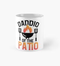 Savvy Turtle Funny Grill Gift for Dad Daddio Of the Patio Classic Mug