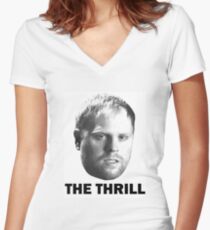 Phil "The Thrill" Kessel Women's Fitted V-Neck T-Shirt