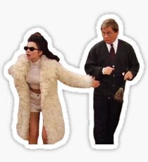 Fran Fine and Niles Sticker