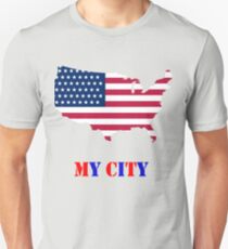 USA Is My City Unisex T-Shirt