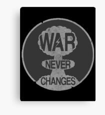 Fallout War Never Changes Canvas Print