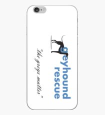 Greyhound Rescue Logo for iPhone iPhone Case