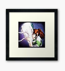 Spirited Away - Chihiro & Haku Framed Print
