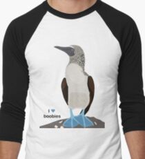 Booby "I heart boobies" Men's Baseball ¾ T-Shirt