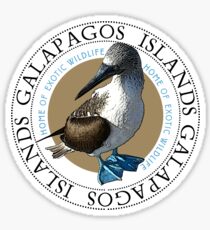 Galapagos Islands Blue Footed Booby Sticker