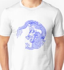 Asian Art Chinese Dragon Tattoo Style Unisex T-Shirt