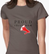 Proud Cheer Mom Women's Fitted T-Shirt