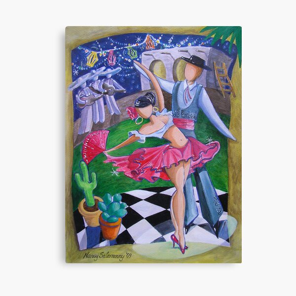Spicy Salsa Dance Canvas Print