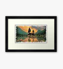 Nature drawn Art Framed Print