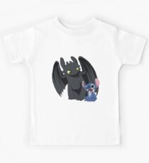 Stitch and Toothless Kids Tee