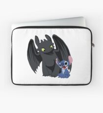 Stitch and Toothless Laptop Sleeve