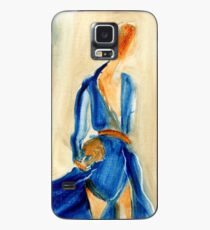 Fashion and Victim Painting "Blue and Beauty" Case/Skin for Samsung Galaxy