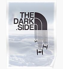 Die dunkle Seite - Tie Fighter Logo Hoth Version Poster