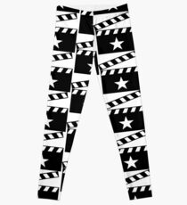 Movie Star Clapper Board Leggings
