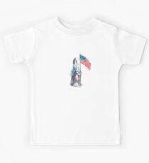 Vintage Union Flag - Lady Liberty, Restored Design Kids Tee